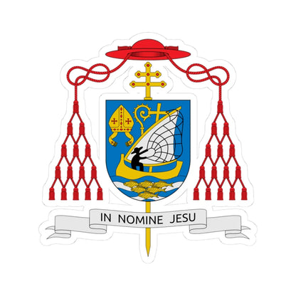 Coat of arms of Julius Darmaatmadja (Indonesia) (Coat of Arms) STICKER Vinyl Kiss-Cut Decal 3 Inch White - The Sticker Space