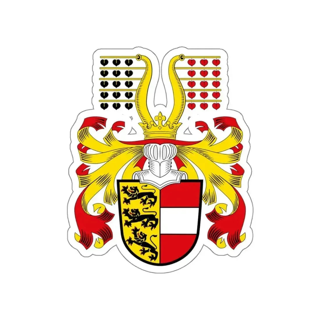 Coat of Arms of Kaernten Austria STICKER Vinyl Die-Cut Decal 5 Inch - The Sticker Space