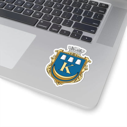 Coat of Arms of Kalush (Ukraine) (Coat of Arms) STICKER Vinyl Kiss-Cut Decal - The Sticker Space