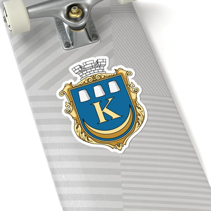 Coat of Arms of Kalush (Ukraine) (Coat of Arms) STICKER Vinyl Kiss-Cut Decal - The Sticker Space