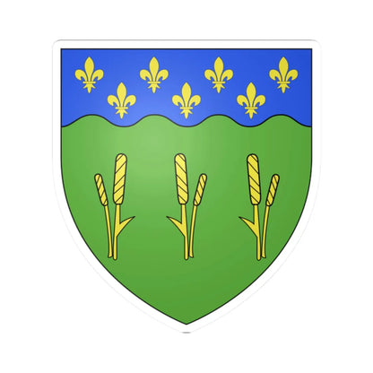 Coat of arms of Kamouraska (Canada) (Coat of Arms) STICKER Vinyl Kiss-Cut Decal 2 Inch White - The Sticker Space