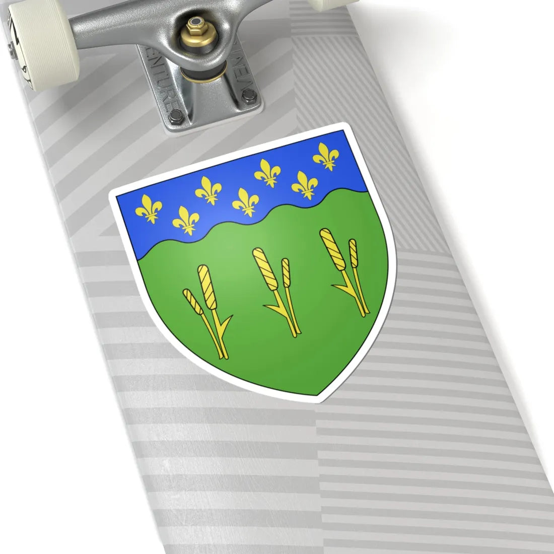 Coat of arms of Kamouraska (Canada) (Coat of Arms) STICKER Vinyl Kiss-Cut Decal - The Sticker Space