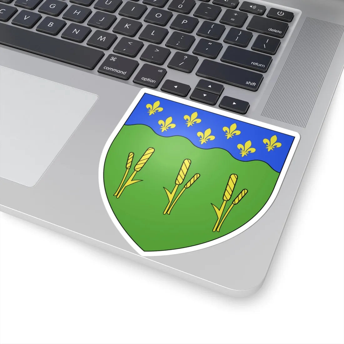 Coat of arms of Kamouraska (Canada) (Coat of Arms) STICKER Vinyl Kiss-Cut Decal - The Sticker Space