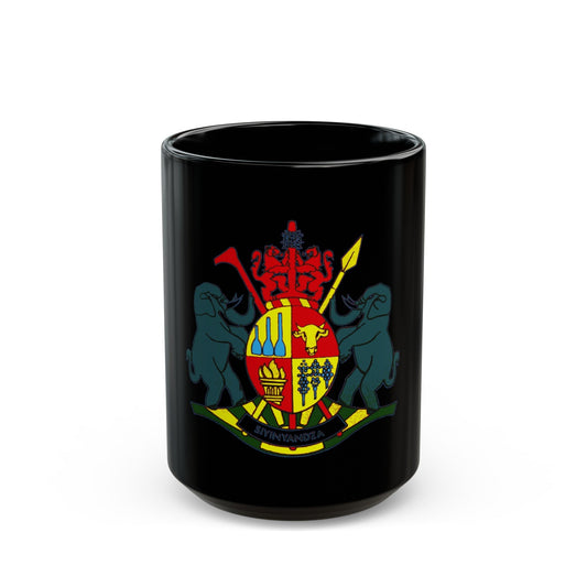 Coat of arms of KaNgwane - Black Coffee Mug-15oz-The Sticker Space