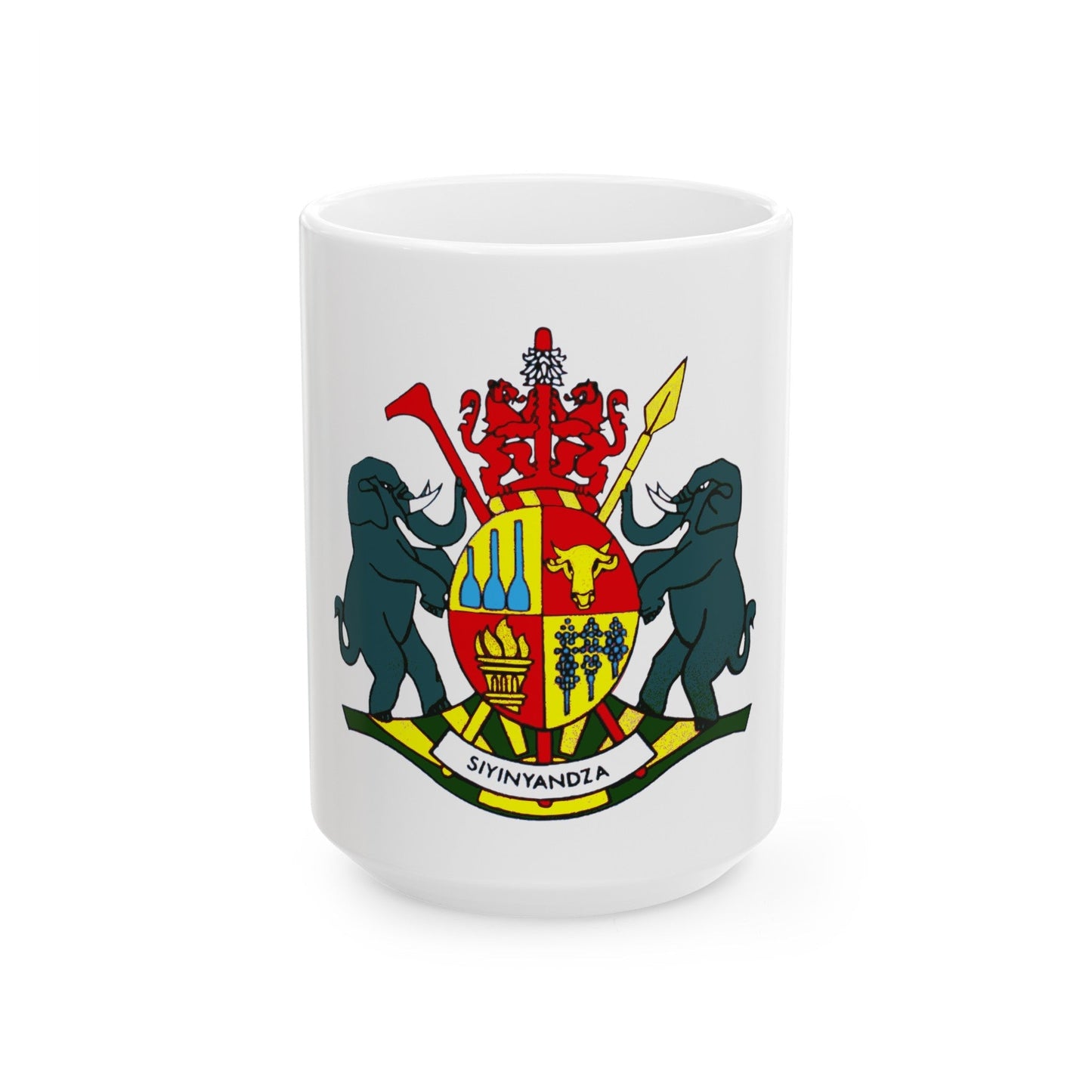 Coat of arms of KaNgwane - White Coffee Mug-15oz-The Sticker Space