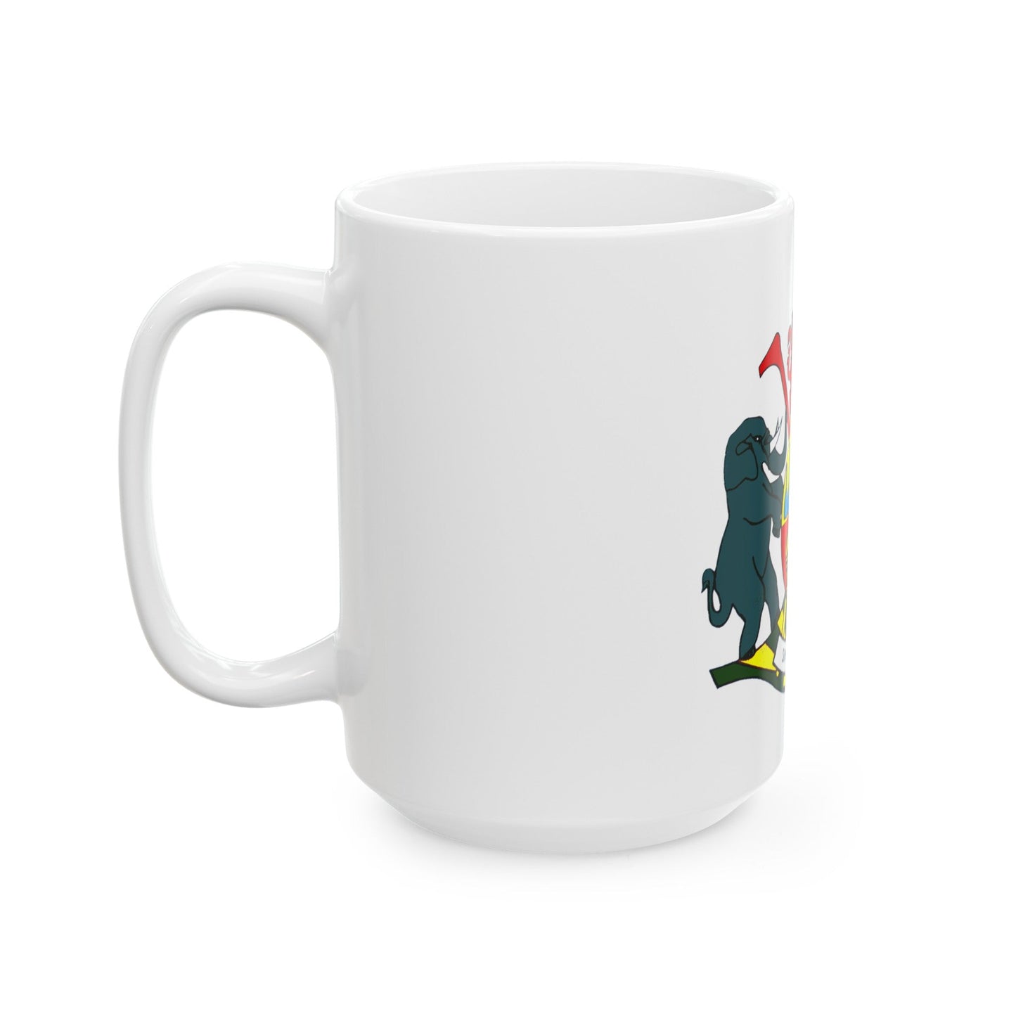 Coat of arms of KaNgwane - White Coffee Mug-The Sticker Space