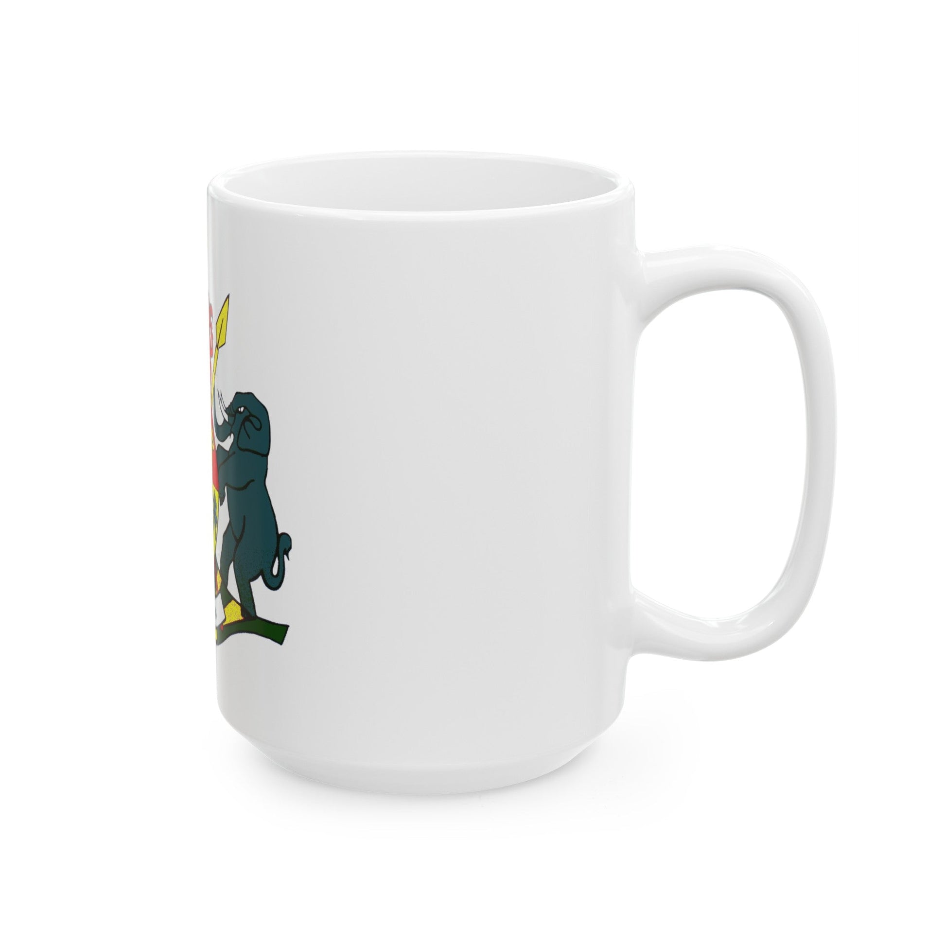 Coat of arms of KaNgwane - White Coffee Mug-The Sticker Space