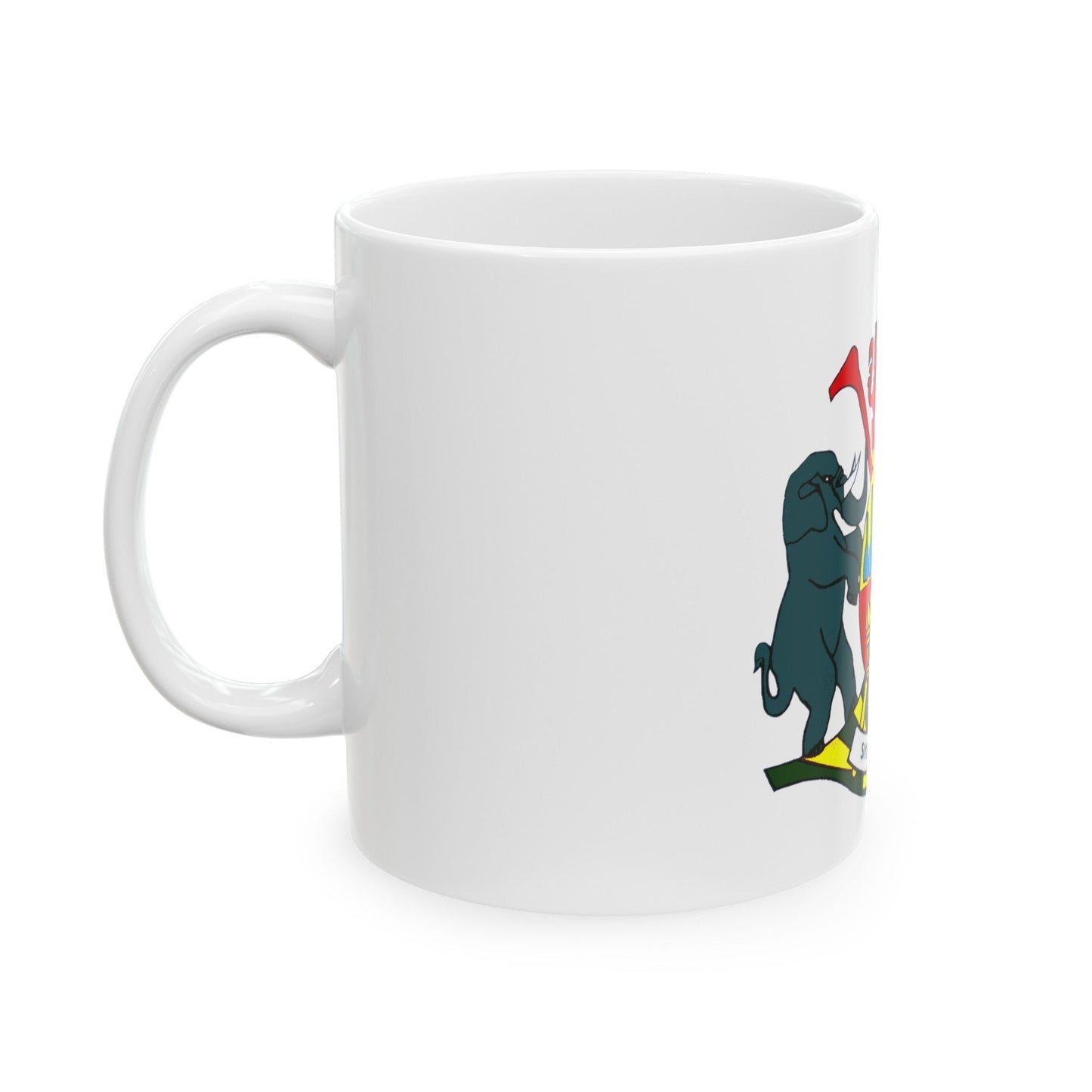 Coat of arms of KaNgwane - White Coffee Mug-The Sticker Space