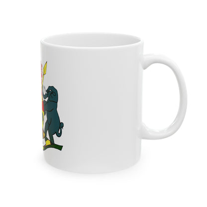 Coat of arms of KaNgwane - White Coffee Mug-The Sticker Space