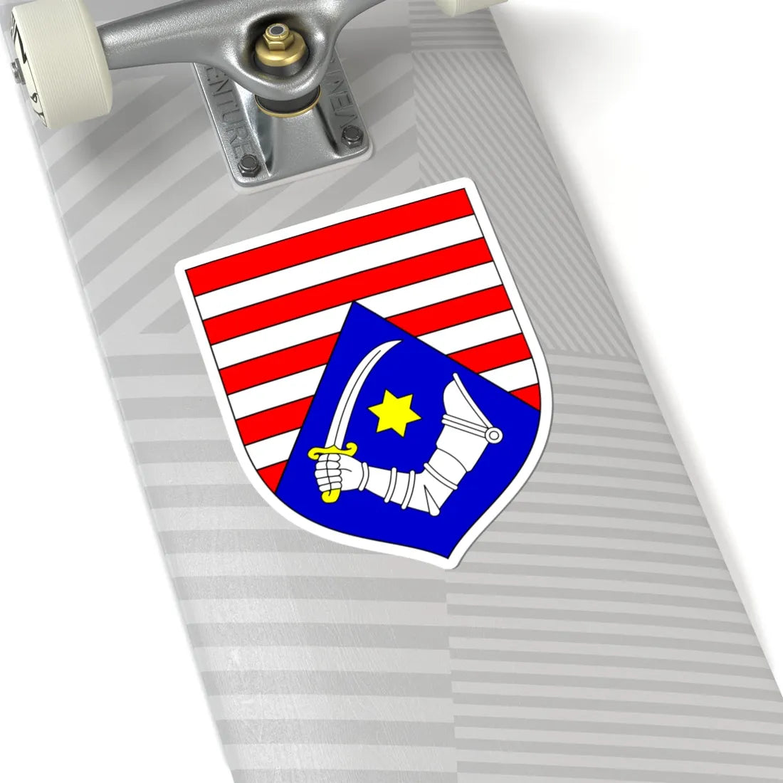 Coat of Arms of Karlovac county (Croatia) (Coat of Arms) STICKER Vinyl Kiss-Cut Decal - The Sticker Space