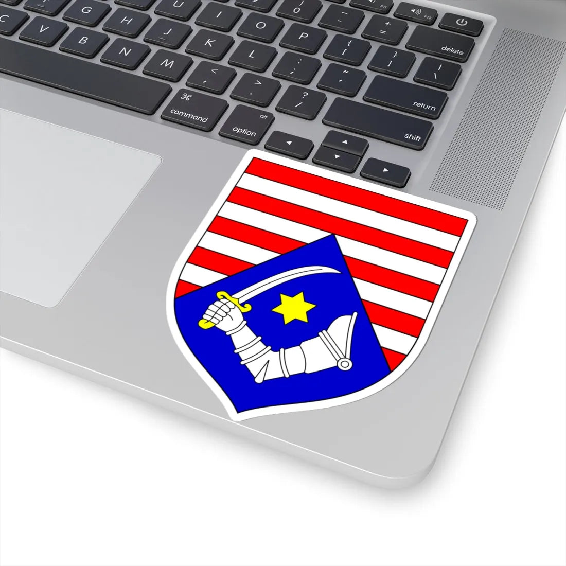 Coat of Arms of Karlovac county (Croatia) (Coat of Arms) STICKER Vinyl Kiss-Cut Decal - The Sticker Space