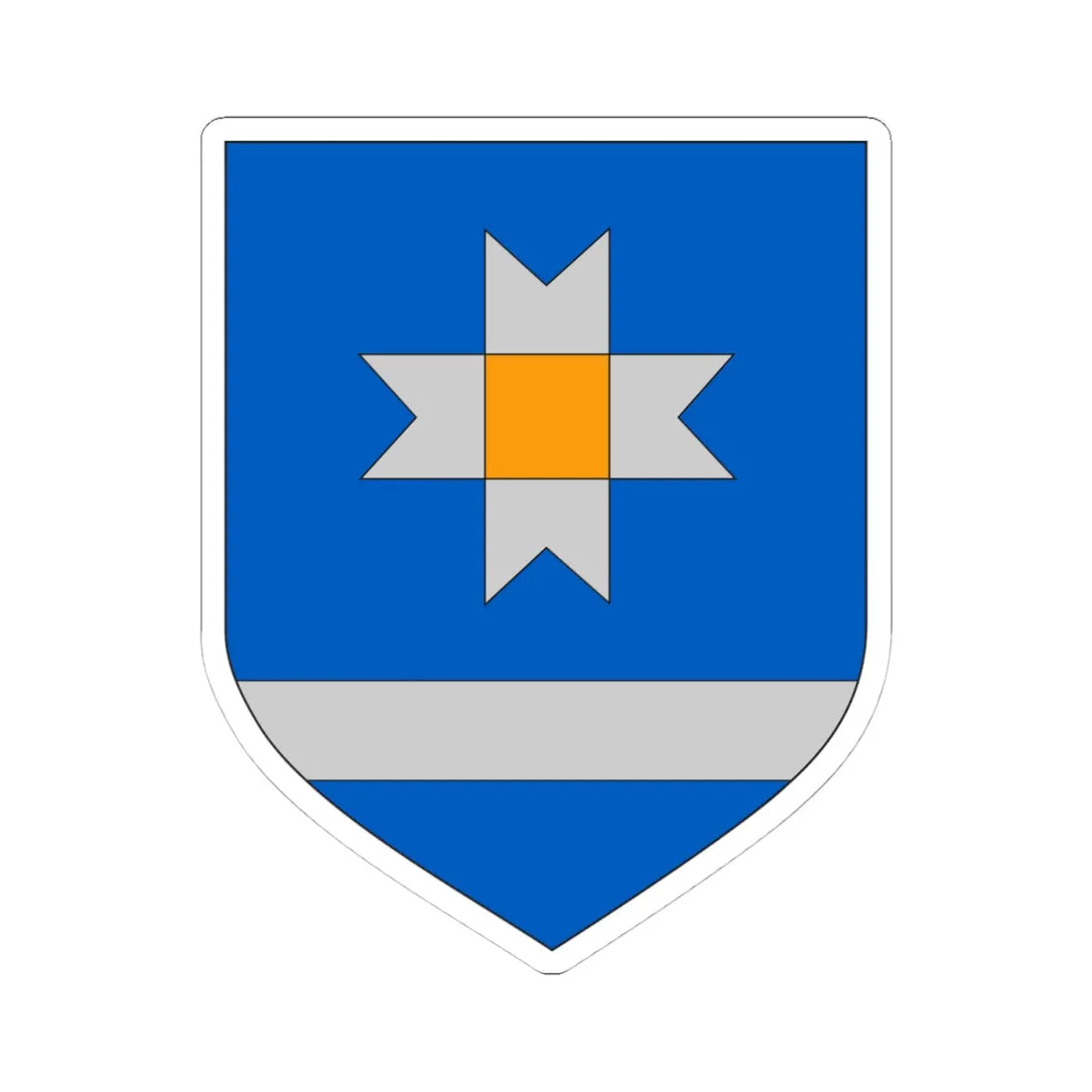 Coat of arms of Keila vald (Estonia) (Coat of Arms) STICKER Vinyl Kiss-Cut Decal 4 Inch White - The Sticker Space