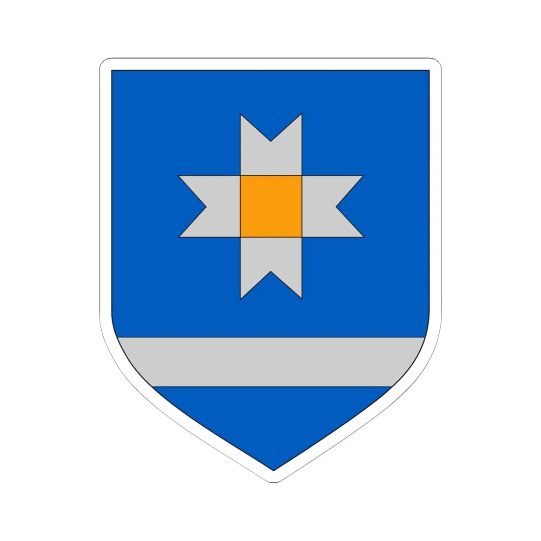 Coat of arms of Keila vald (Estonia) (Coat of Arms) STICKER Vinyl Kiss-Cut Decal 6 Inch White - The Sticker Space