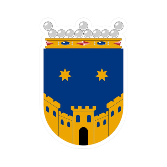 Coat of Arms of Kexholm province (Finland) (Coat of Arms) STICKER Vinyl Kiss-Cut Decal 2 Inch White - The Sticker Space