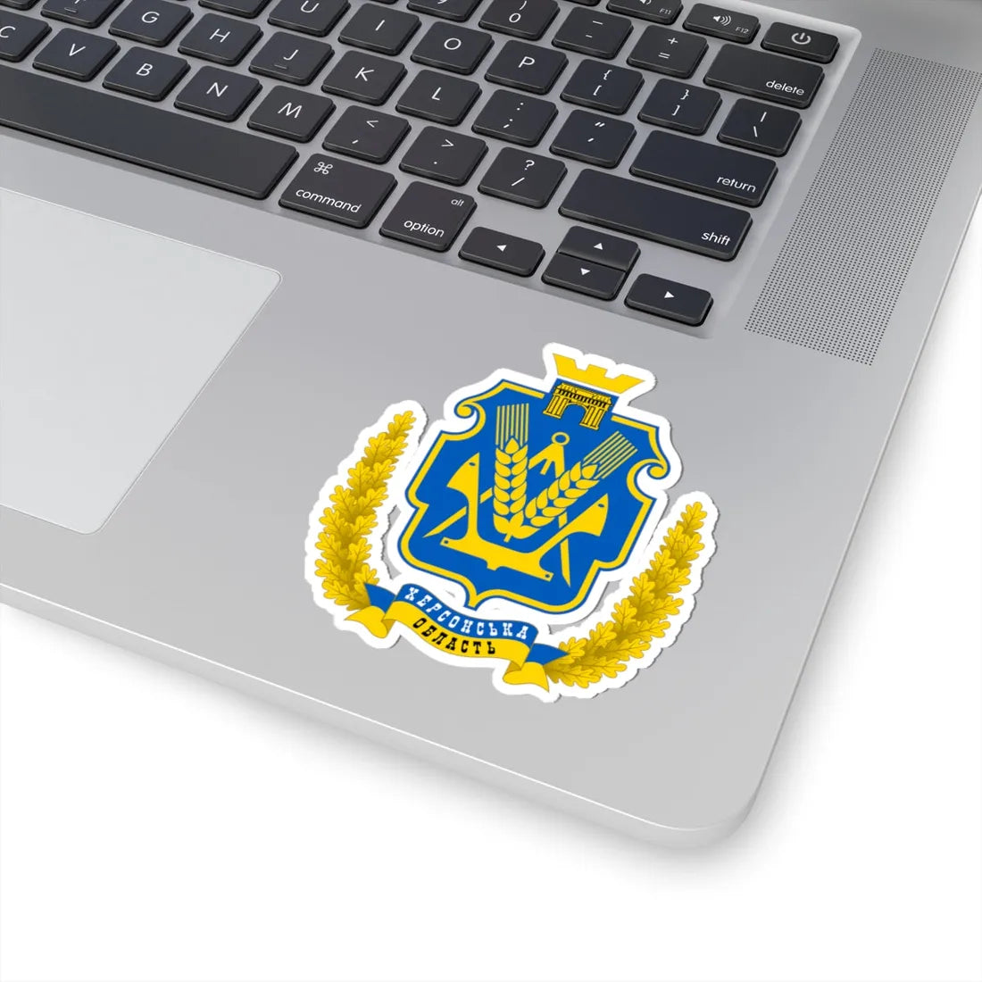 Coat of Arms of Kherson Oblast (Ukraine) (Coat of Arms) STICKER Vinyl Kiss-Cut Decal - The Sticker Space
