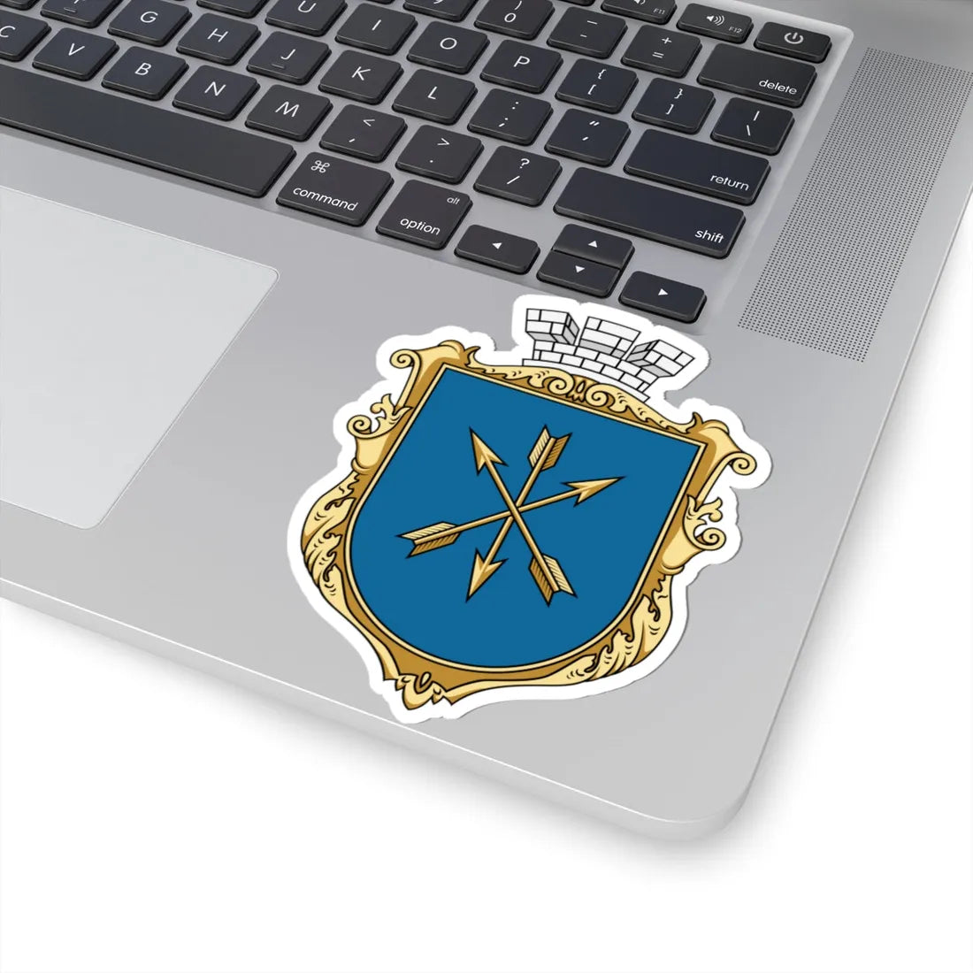 Coat of Arms of Khmelnitsky (Ukraine) (Coat of Arms) STICKER Vinyl Kiss-Cut Decal - The Sticker Space