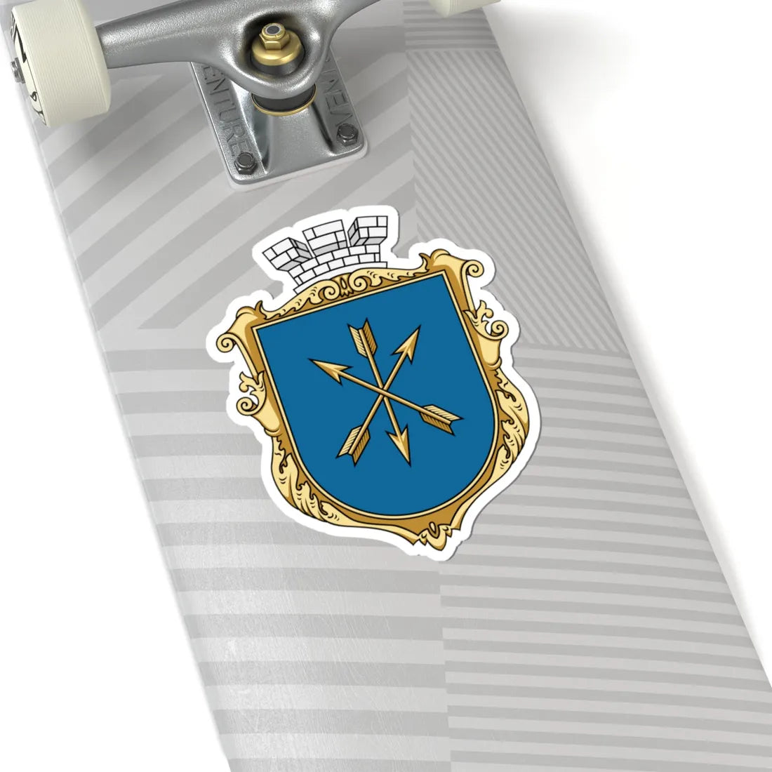 Coat of Arms of Khmelnitsky (Ukraine) (Coat of Arms) STICKER Vinyl Kiss-Cut Decal - The Sticker Space
