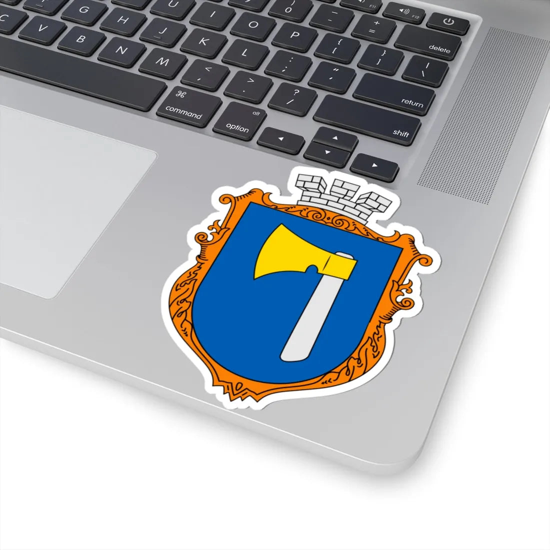 Coat of Arms of Khyriv (Ukraine) (Coat of Arms) STICKER Vinyl Kiss-Cut Decal - The Sticker Space