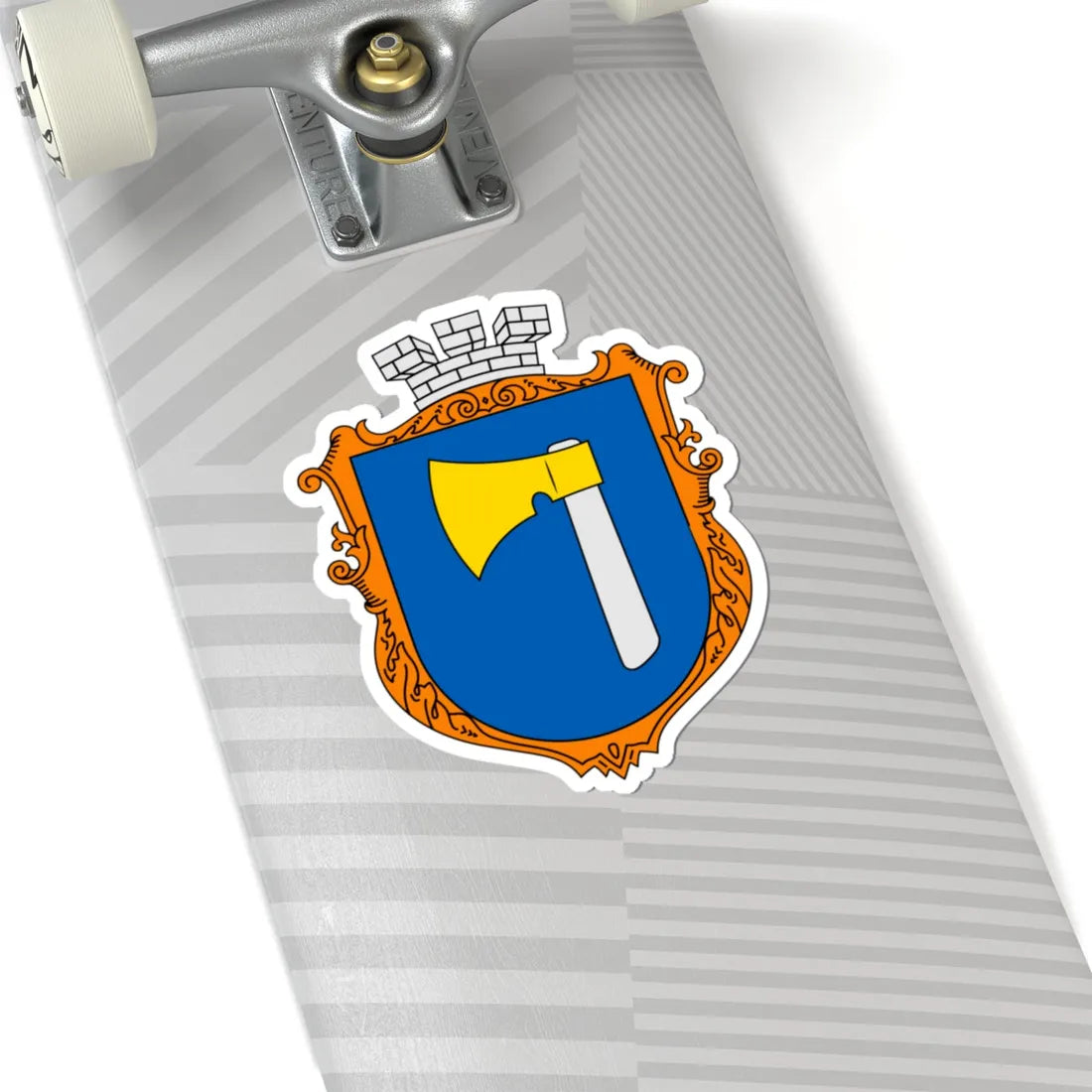 Coat of Arms of Khyriv (Ukraine) (Coat of Arms) STICKER Vinyl Kiss-Cut Decal - The Sticker Space