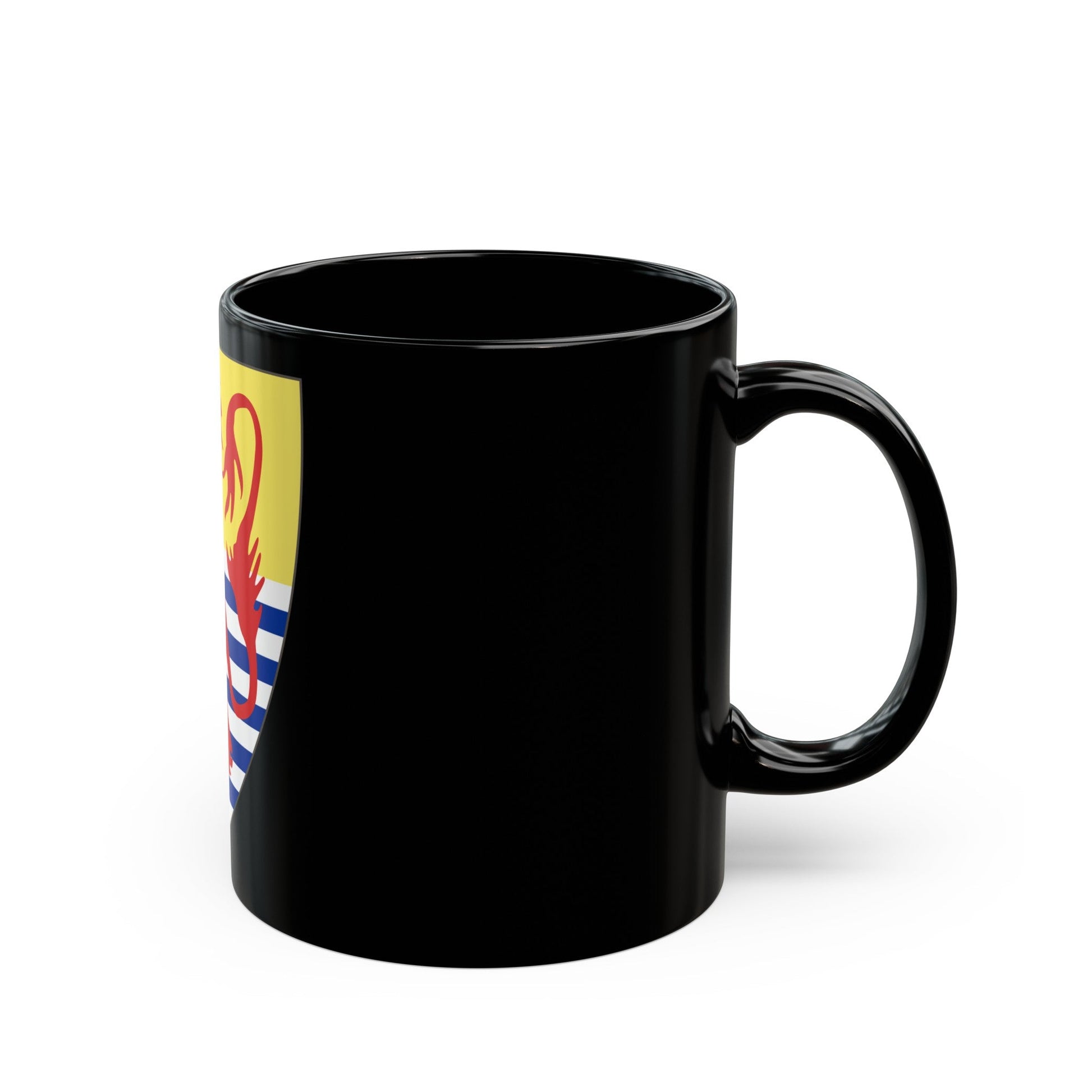 Coat of arms of King of Iceland (13th century) - Black Coffee Mug-The Sticker Space