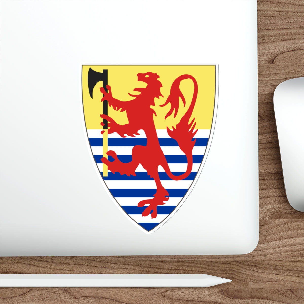 Coat of arms of King of Iceland (13th century) STICKER Vinyl Die-Cut Decal-The Sticker Space