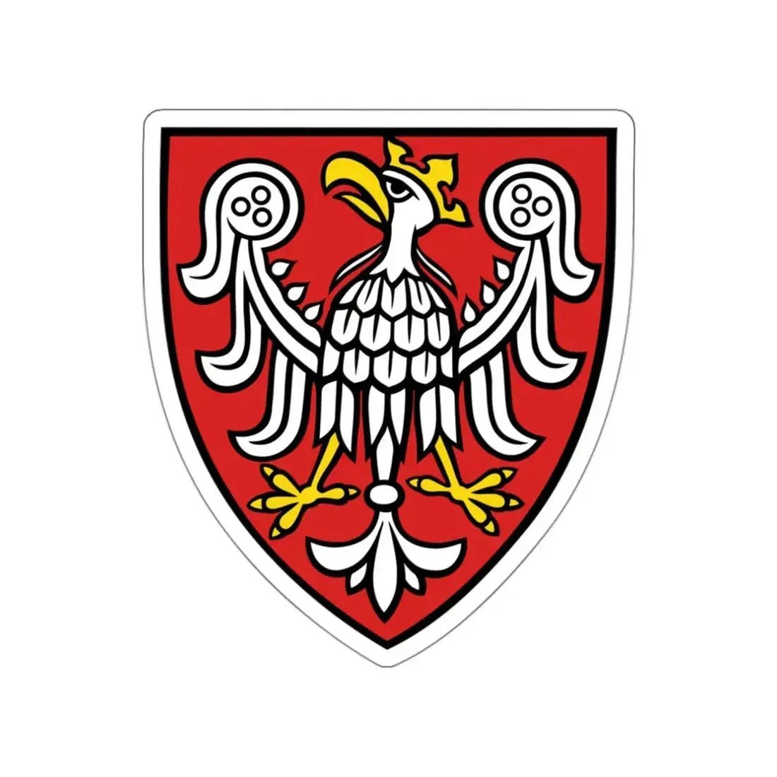 Coat of arms of King of Poland Przemysł II STICKER Vinyl Die-Cut Decal 3 Inch - The Sticker Space