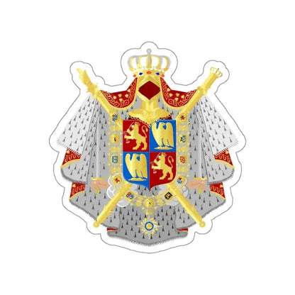 Coat of arms of kingdom Holland King Lodewijk 1808 STICKER Vinyl Die-Cut Decal 3 Inch - The Sticker Space