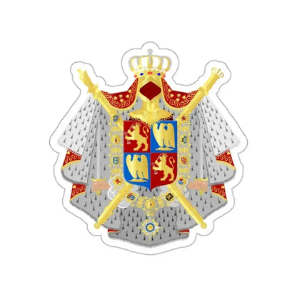 Coat of arms of kingdom Holland King Lodewijk 1808 STICKER Vinyl Die-Cut Decal - The Sticker Space