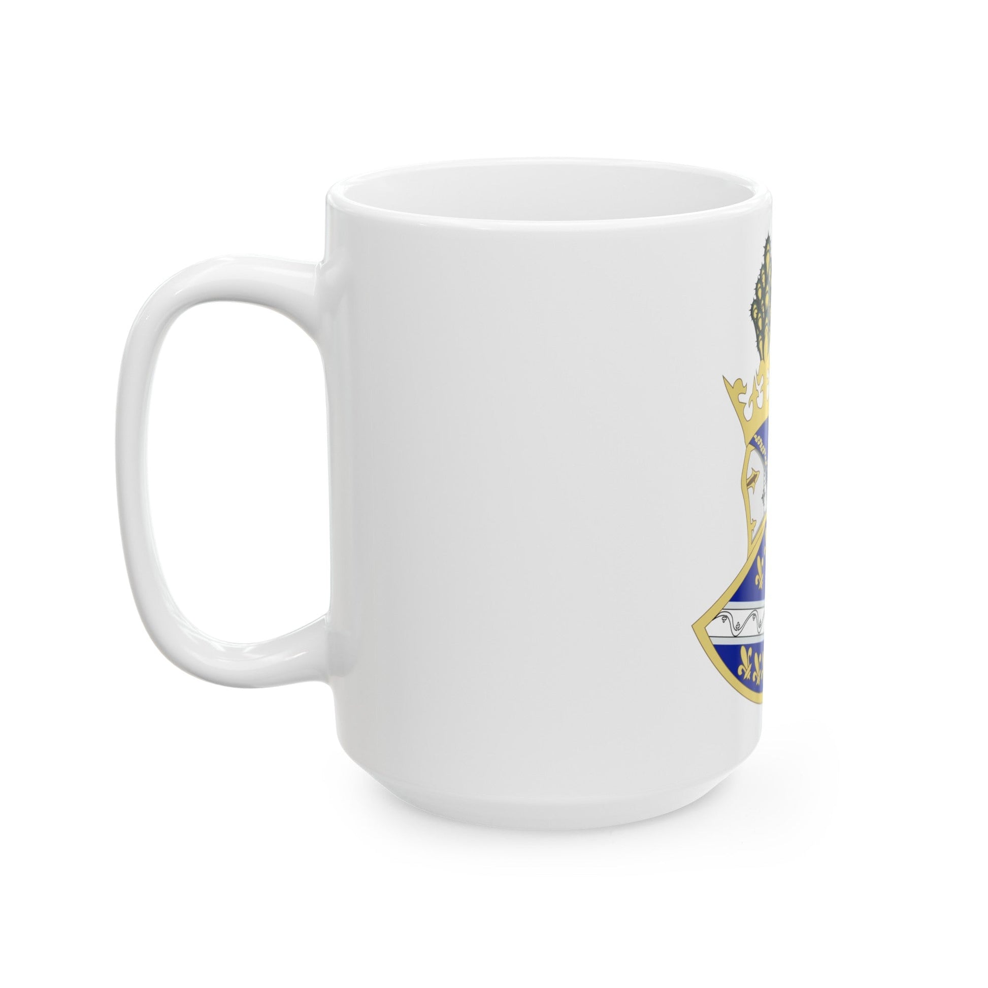 Coat of arms of Kingdom of Bosnia - White Coffee Mug-The Sticker Space