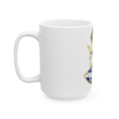 Coat of arms of Kingdom of Bosnia - White Coffee Mug-The Sticker Space