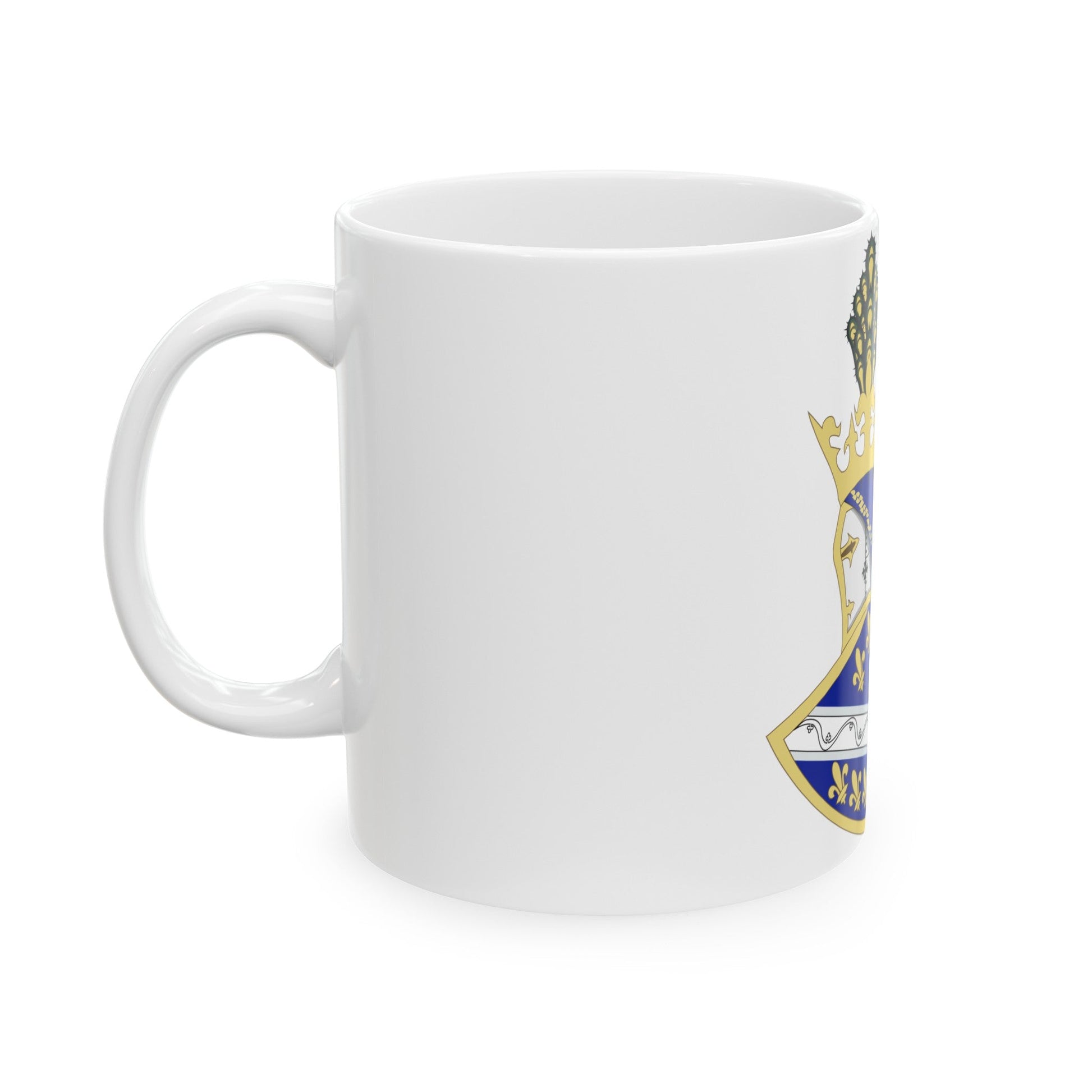 Coat of arms of Kingdom of Bosnia - White Coffee Mug-The Sticker Space