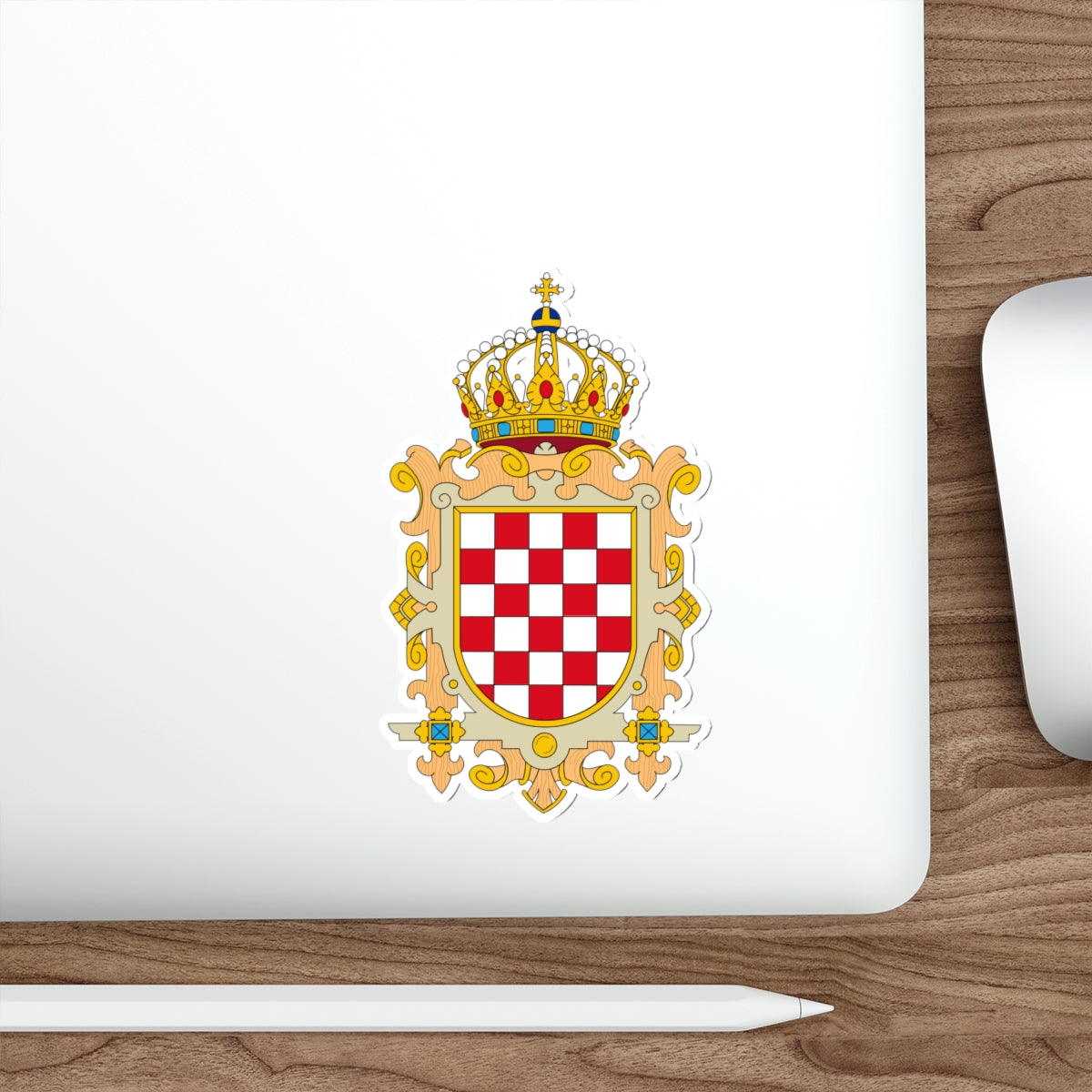 Coat of Arms of Kingdom of Croatia STICKER Vinyl Die-Cut Decal-The Sticker Space