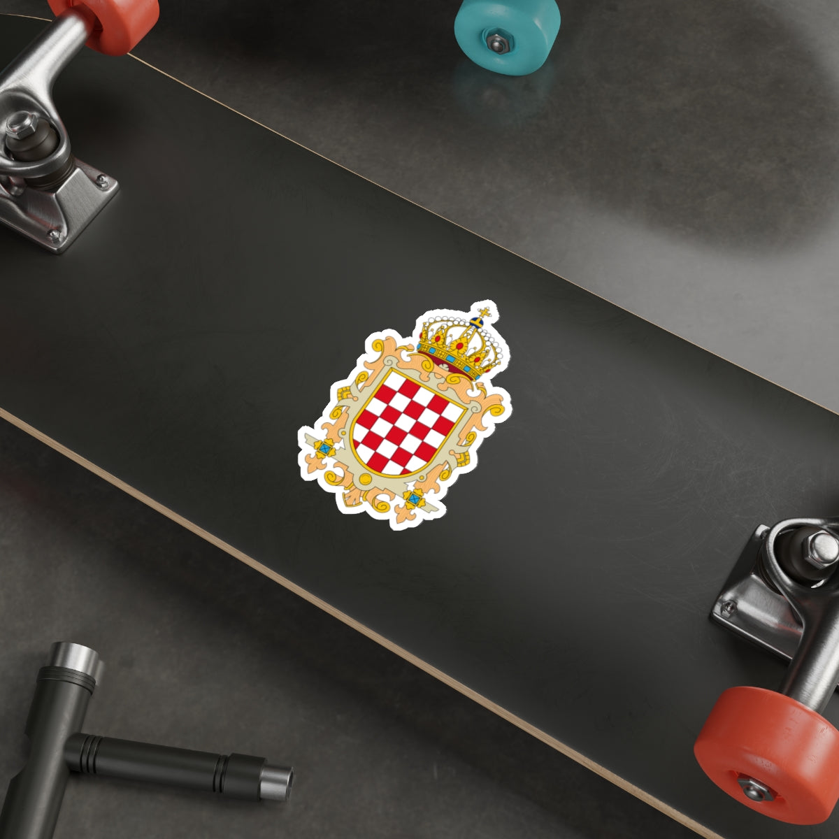 Coat of Arms of Kingdom of Croatia STICKER Vinyl Die-Cut Decal-The Sticker Space