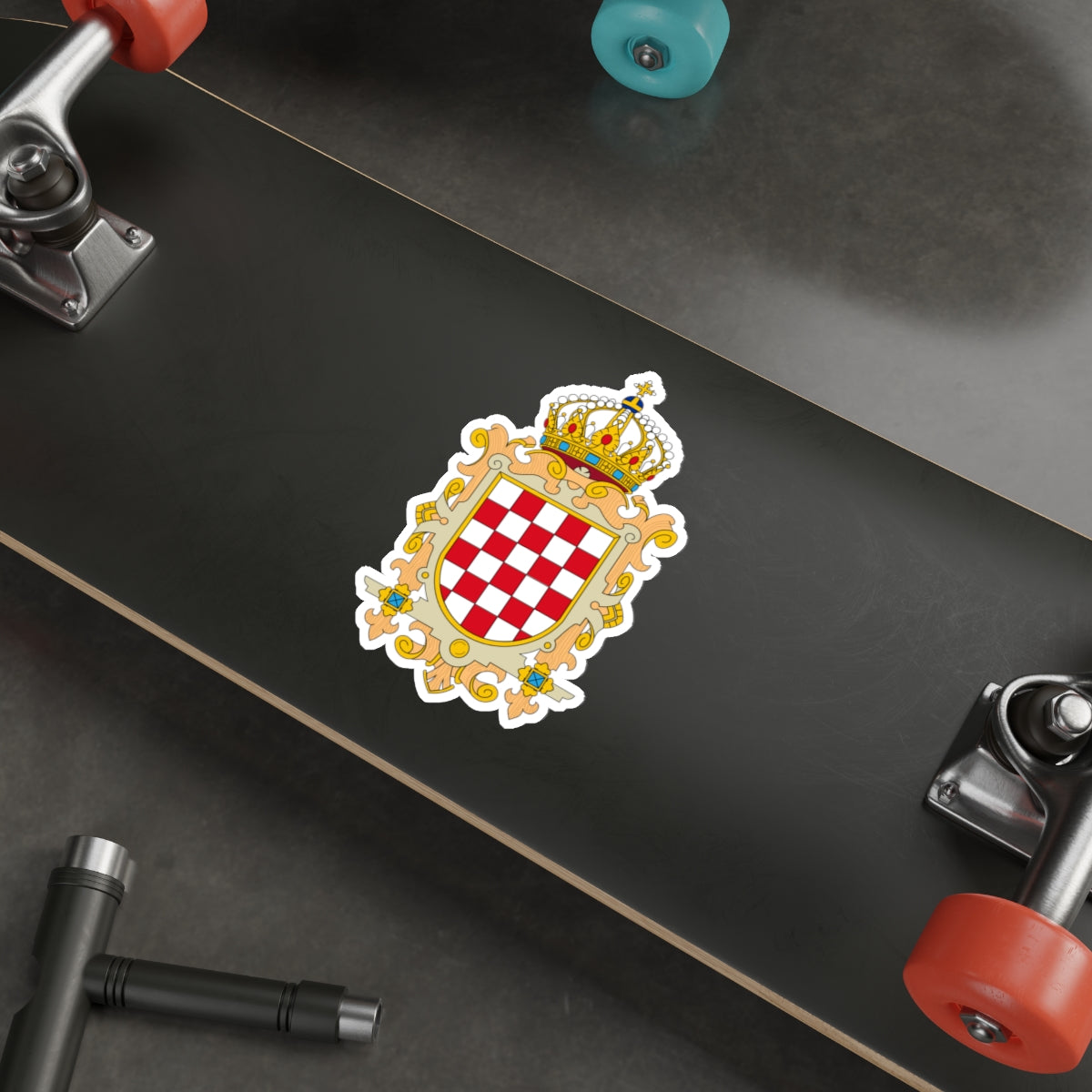 Coat of Arms of Kingdom of Croatia STICKER Vinyl Die-Cut Decal-The Sticker Space