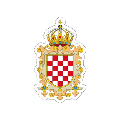 Coat of Arms of Kingdom of Croatia STICKER Vinyl Die-Cut Decal 3 Inch - The Sticker Space