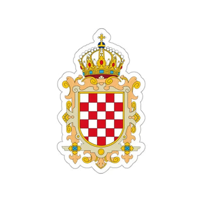 Coat of Arms of Kingdom of Croatia STICKER Vinyl Die-Cut Decal - The Sticker Space
