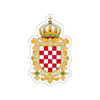 Coat of Arms of Kingdom of Croatia STICKER Vinyl Die-Cut Decal - The Sticker Space