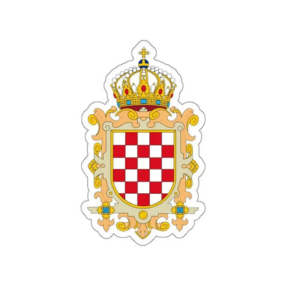 Coat of Arms of Kingdom of Croatia STICKER Vinyl Die-Cut Decal - The Sticker Space