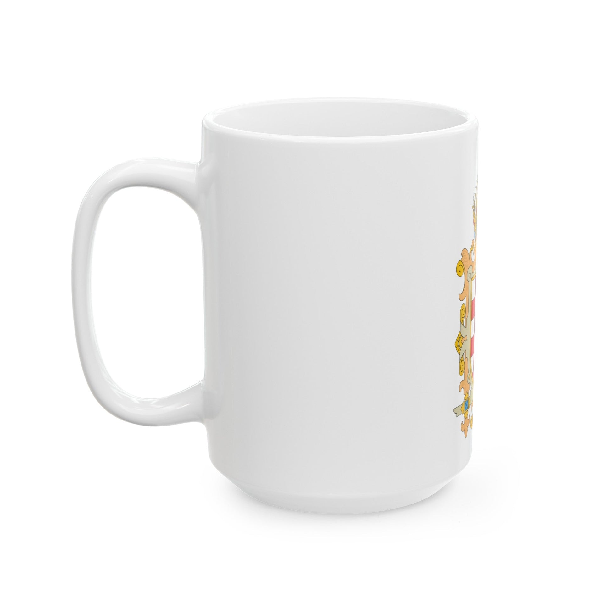 Coat of Arms of Kingdom of Croatia - White Coffee Mug-The Sticker Space