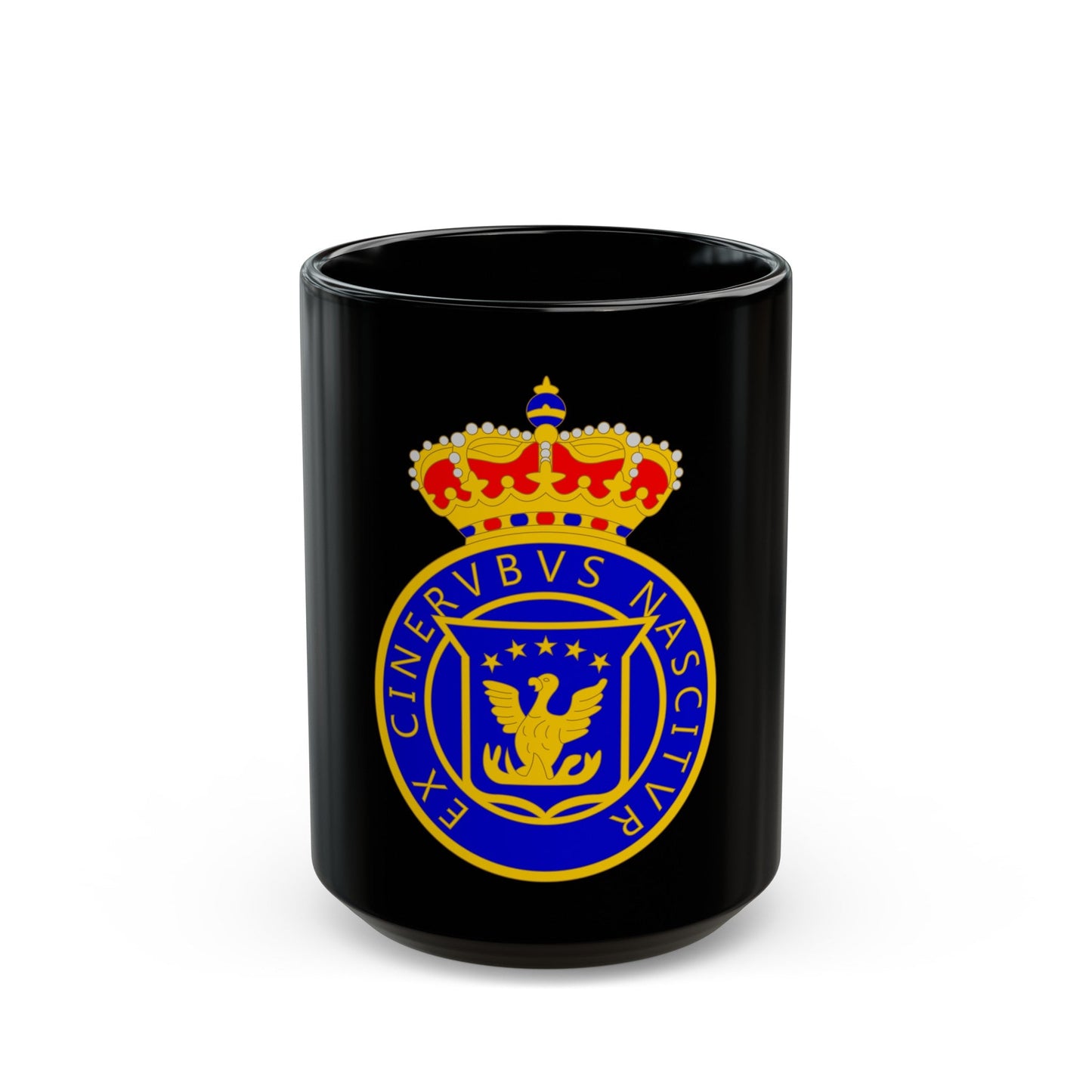 Coat of arms of Kingdom of Haiti - Black Coffee Mug-15oz-The Sticker Space