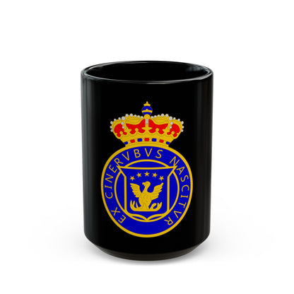 Coat of arms of Kingdom of Haiti - Black Coffee Mug-15oz-The Sticker Space