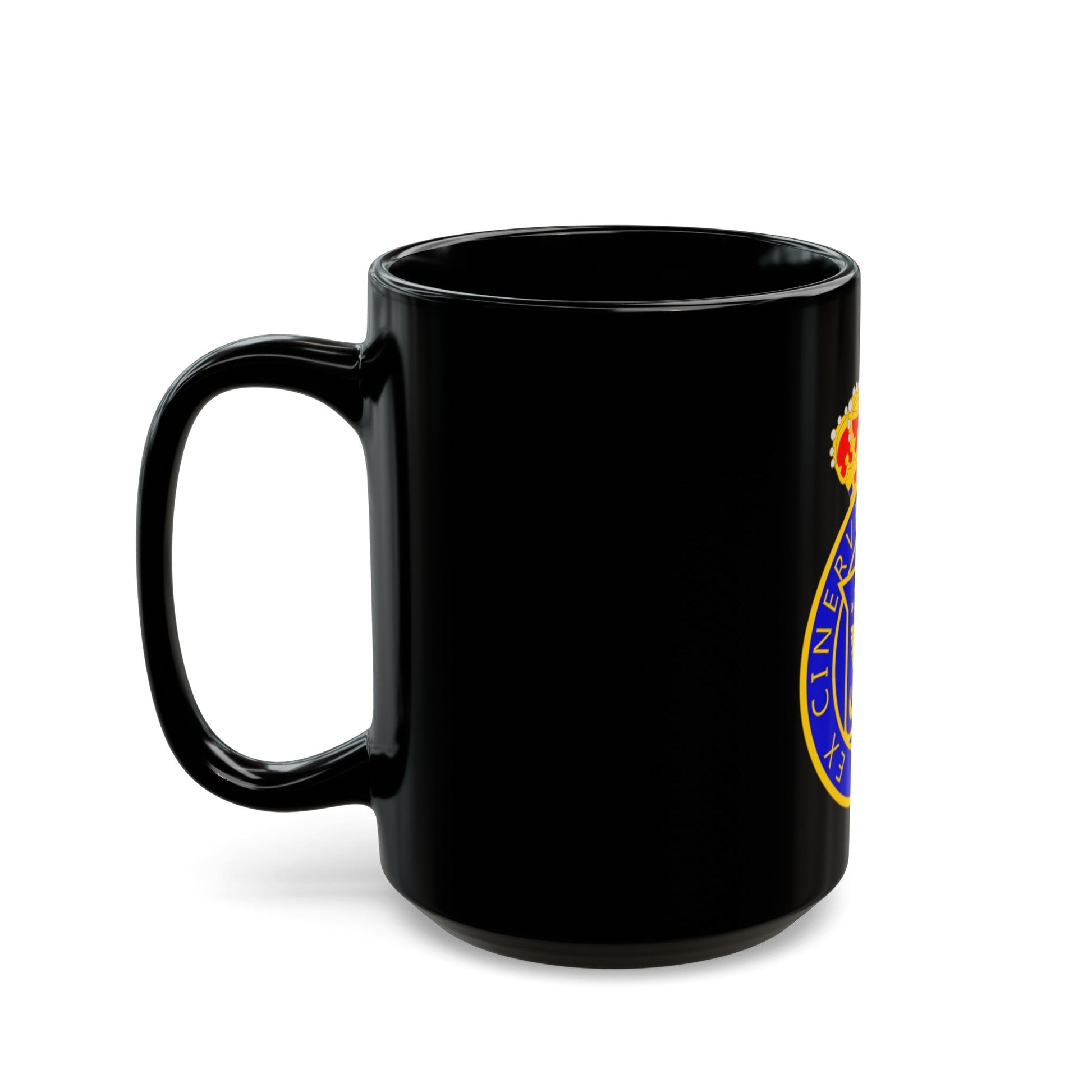 Coat of arms of Kingdom of Haiti - Black Coffee Mug-The Sticker Space