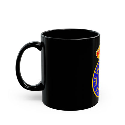 Coat of arms of Kingdom of Haiti - Black Coffee Mug-The Sticker Space