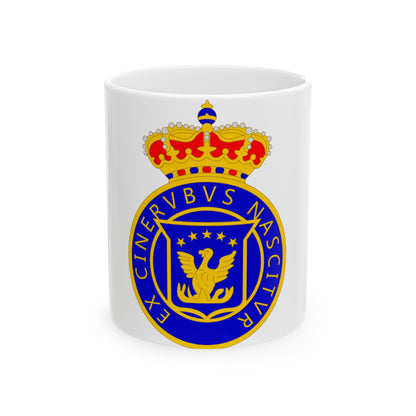 Coat of arms of Kingdom of Haiti - White Coffee Mug-11oz-The Sticker Space