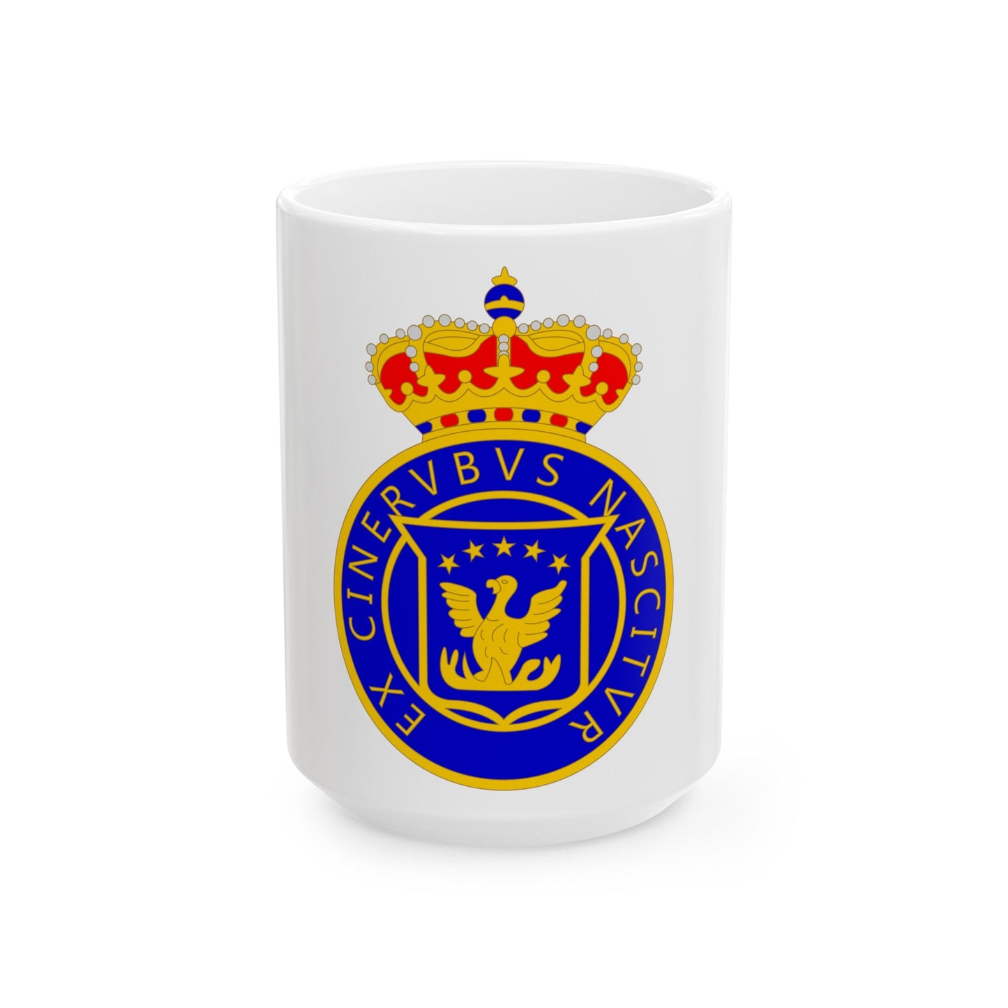 Coat of arms of Kingdom of Haiti - White Coffee Mug-15oz-The Sticker Space