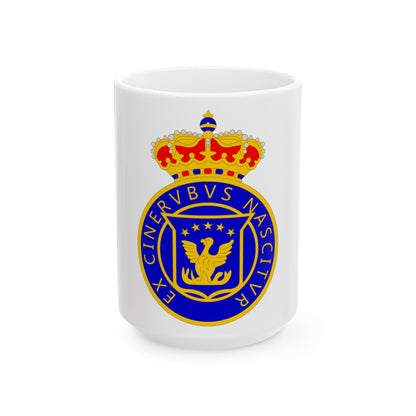 Coat of arms of Kingdom of Haiti - White Coffee Mug-15oz-The Sticker Space