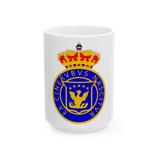 Coat of arms of Kingdom of Haiti - White Coffee Mug-15oz-The Sticker Space