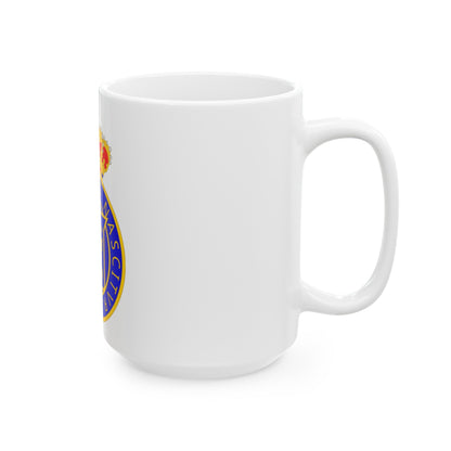 Coat of arms of Kingdom of Haiti - White Coffee Mug-The Sticker Space