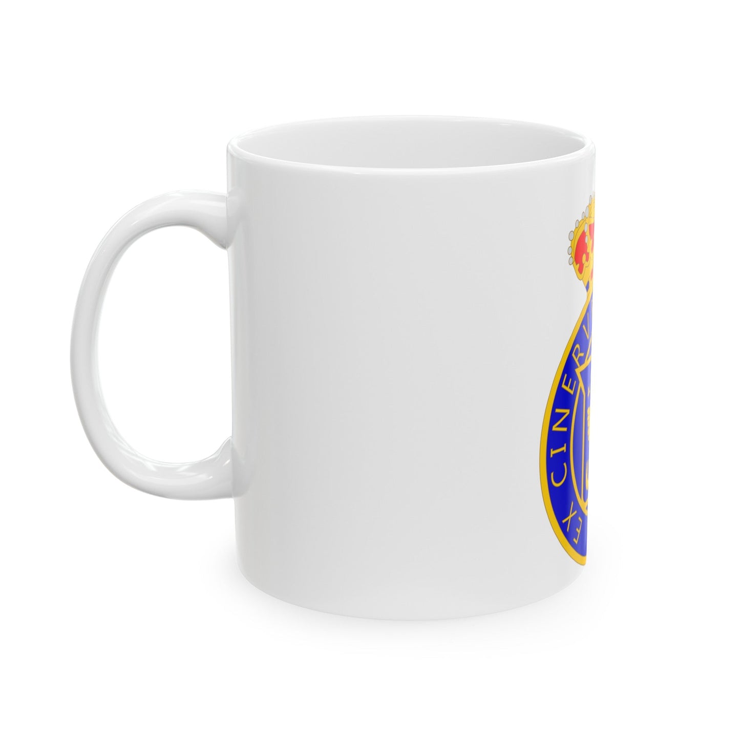 Coat of arms of Kingdom of Haiti - White Coffee Mug-The Sticker Space