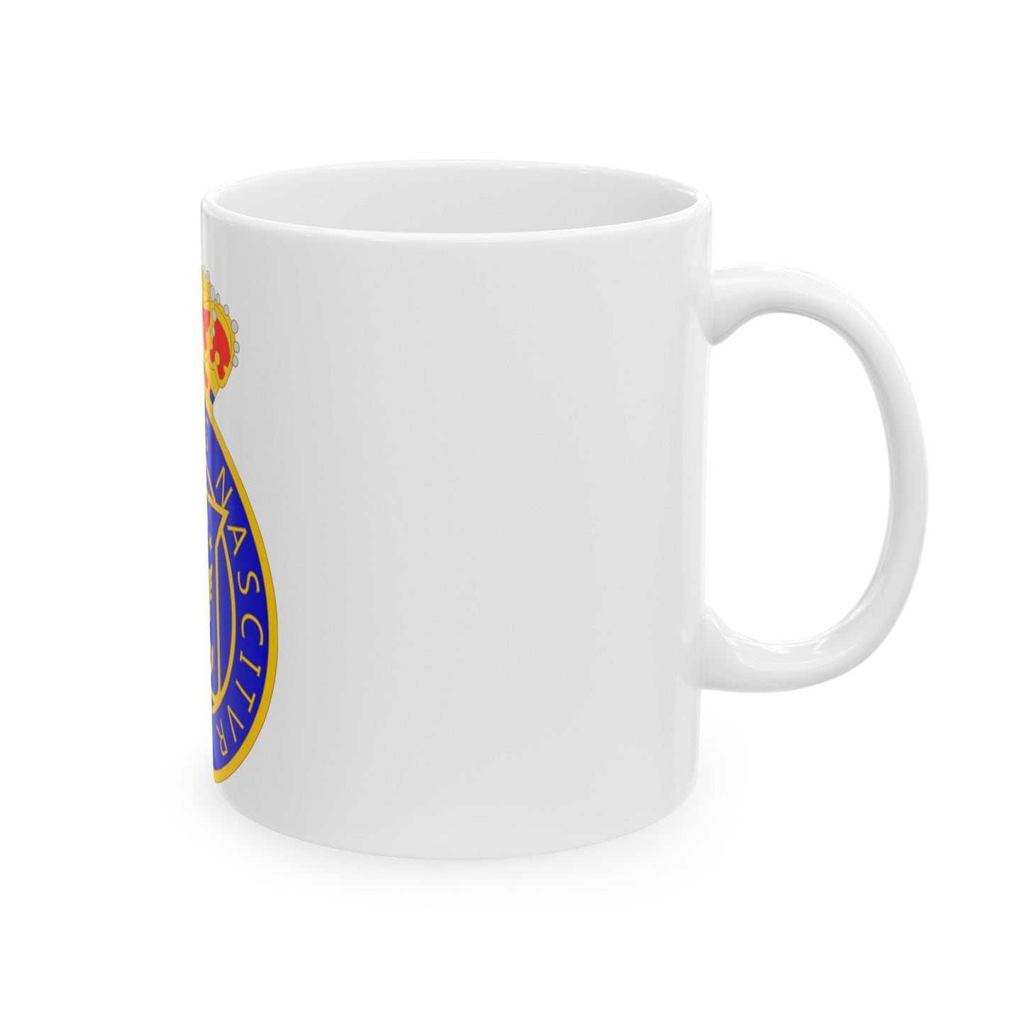 Coat of arms of Kingdom of Haiti - White Coffee Mug-The Sticker Space